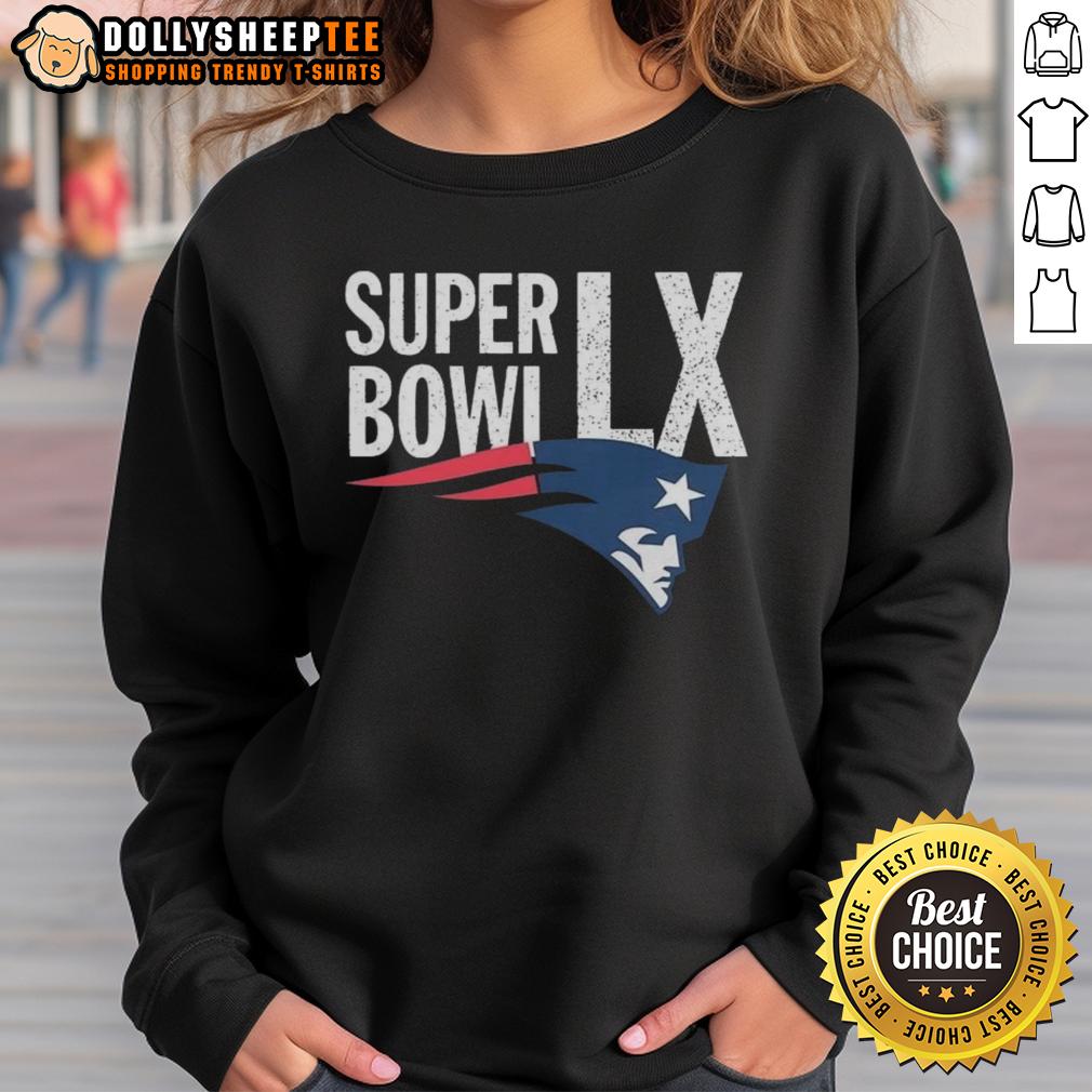 Official New England Patriots AFC Championship 2026 Super Bowl LX T-Shirt - Image 5