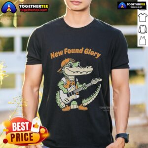 Top New Found Glory Gator Guitar T-Shirt