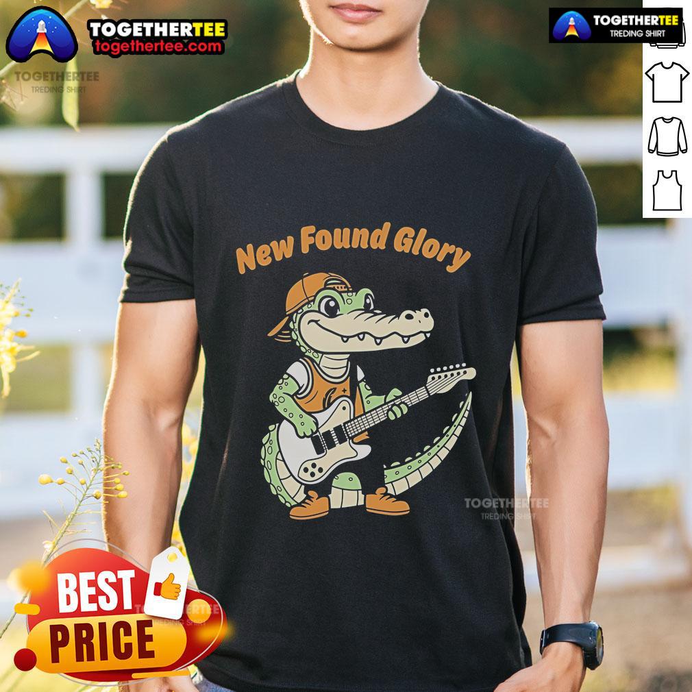 Top New Found Glory Gator Guitar T-Shirt