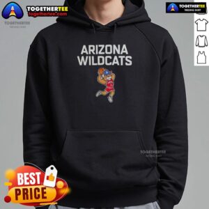 Alternative view of Good Arizona Wildcats Mascot Wilbur Basketball Team T-Shirt