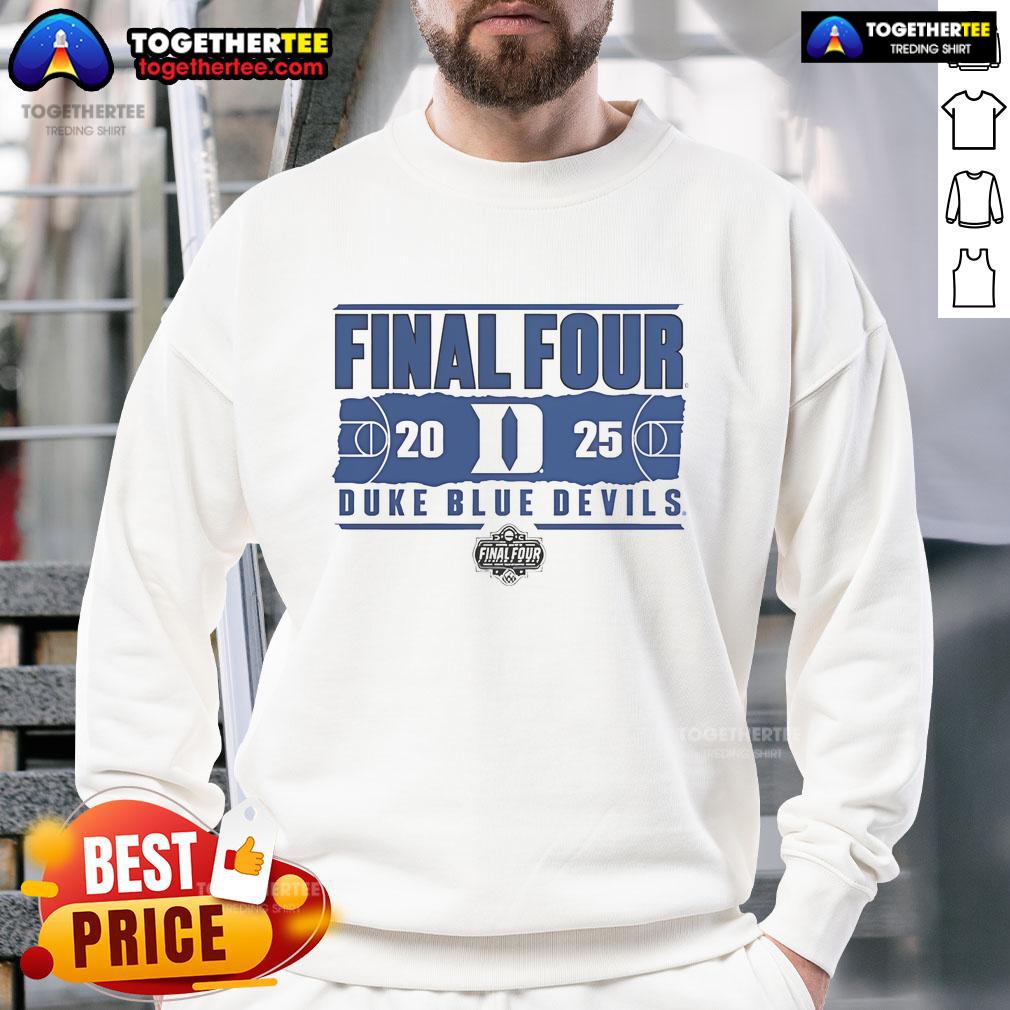 Official 2025 NCAA Duke Final Four College Basketball T-Shirt - Image 5