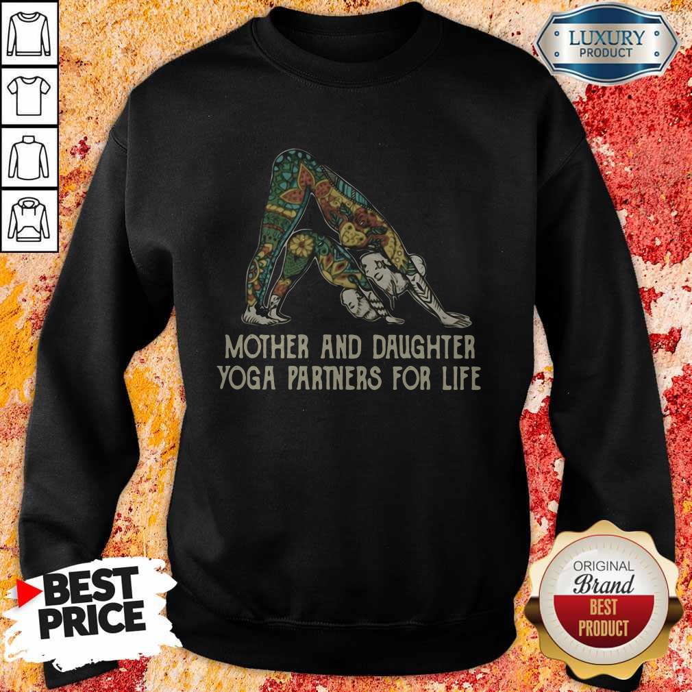 Mother And Daughter Yoga Partners For Life Shirt - Image 5