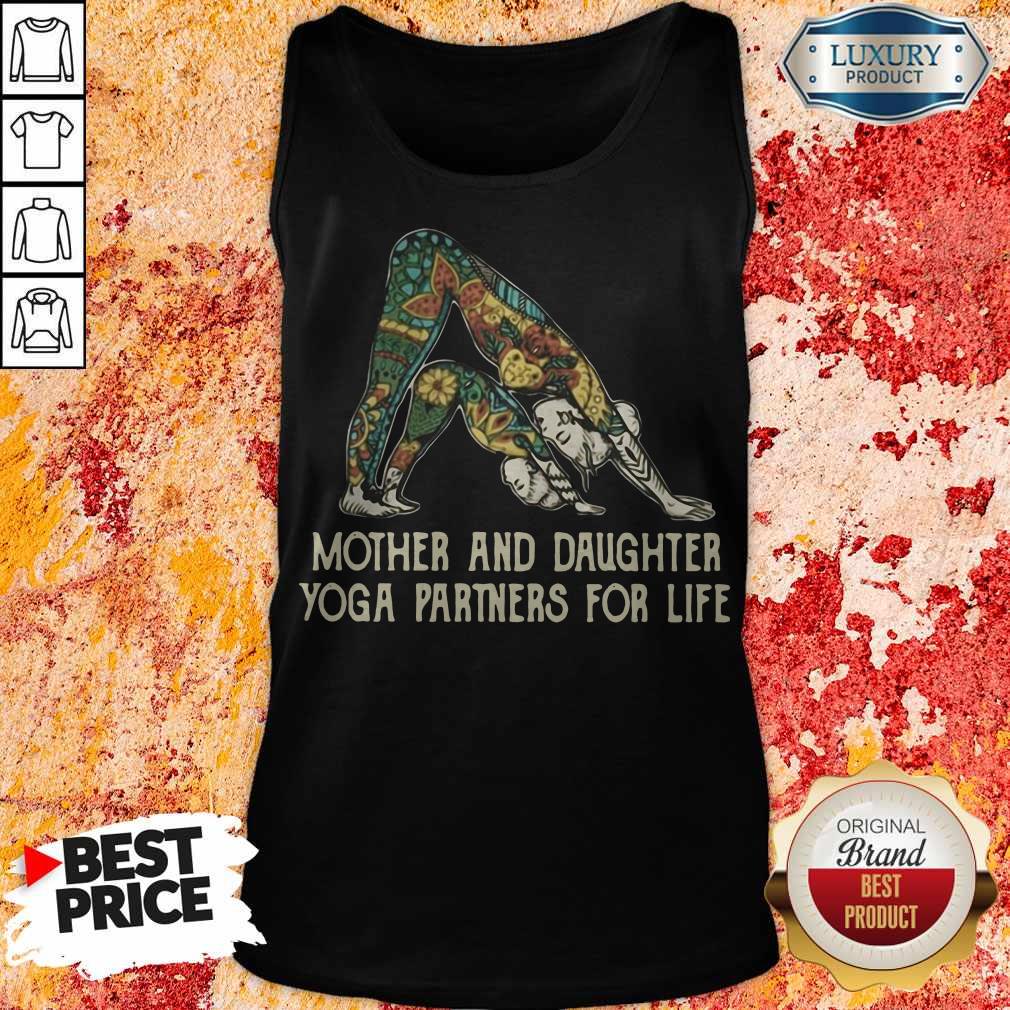 Mother And Daughter Yoga Partners For Life Shirt - Image 4