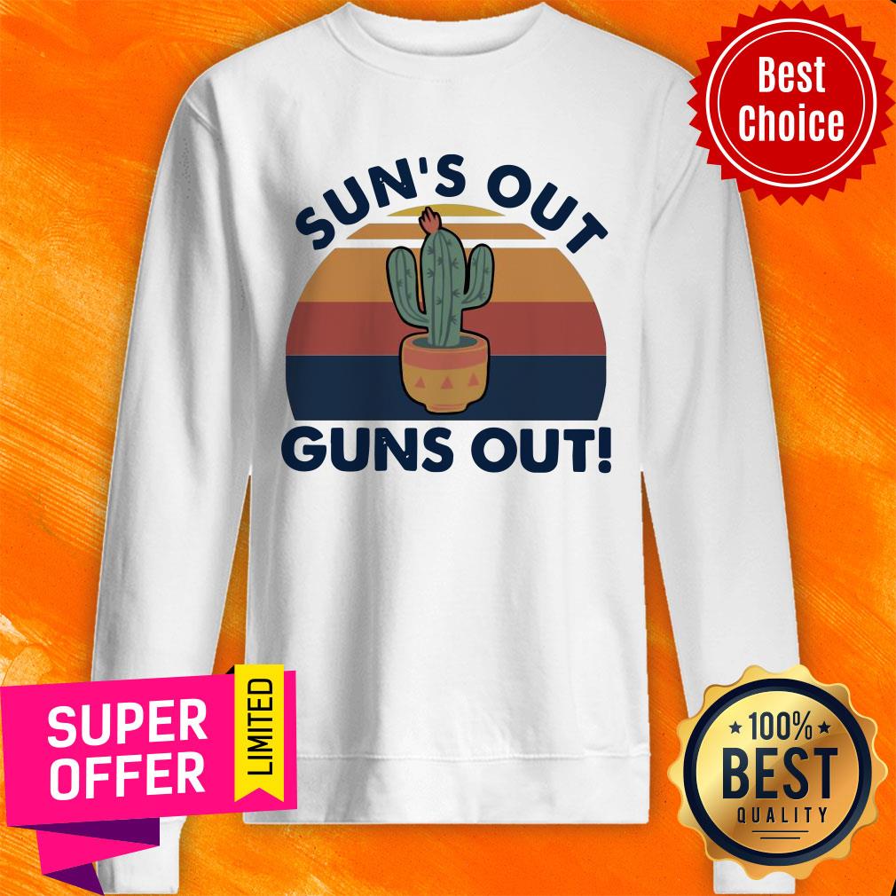 Nice Sun’s Out Guns Out Vintage Shirt - Image 2