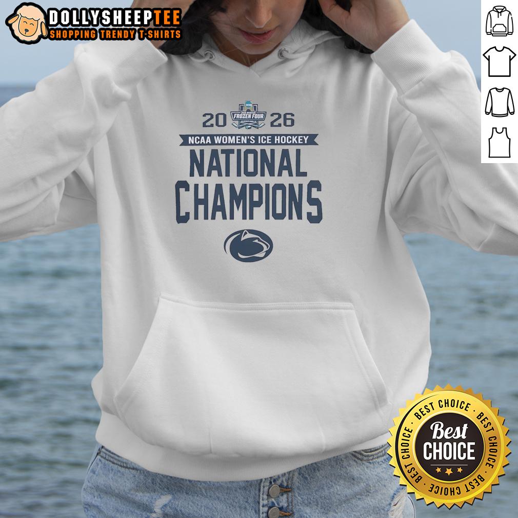 Awesome Penn State Nittany Lions Frozen Four Champions 2026 T-Shirt - Image 2