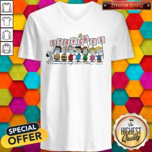 Alternative view of Official The Peanuts Face Mask Stay Safe Shirt