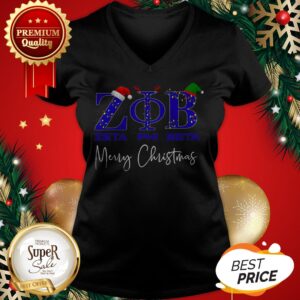 Alternative view of Pin on Zeta Phi Beta Merry Christmas Shirt