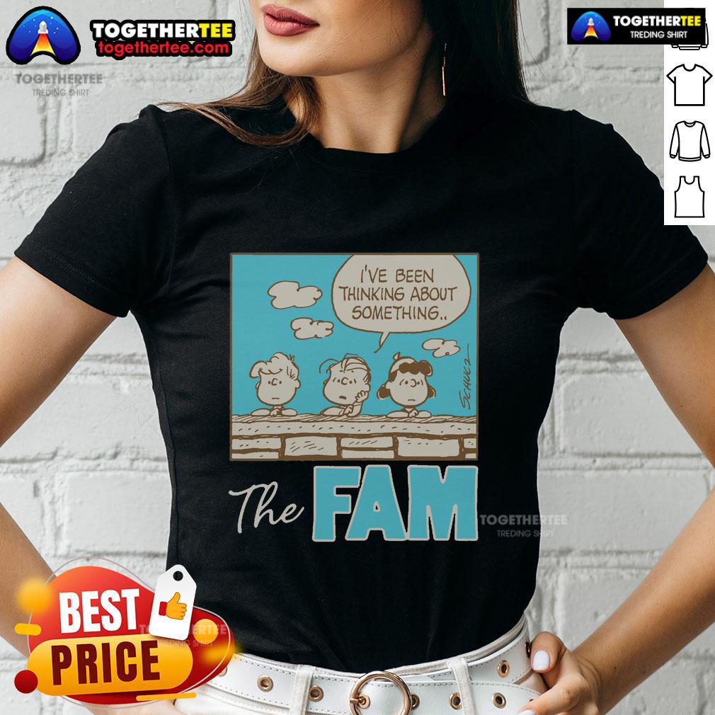 Awesome Peanuts The Fam I've Been Thinking About Something T-Shirt - Image 3