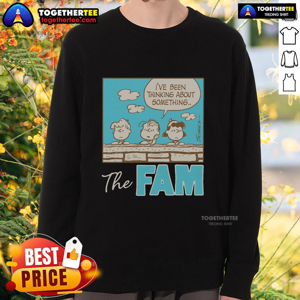 Awesome Peanuts The Fam I've Been Thinking About Something T-Shirt - Image 5