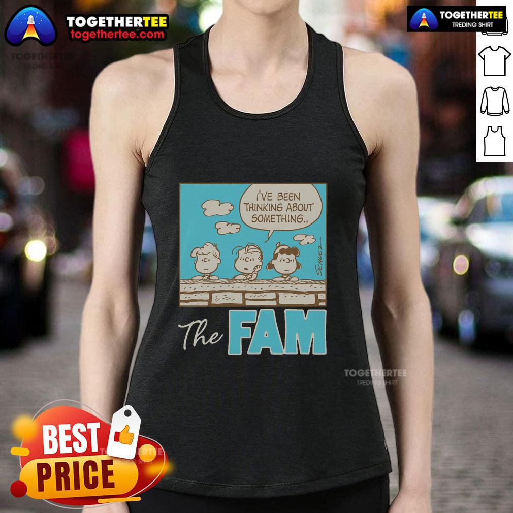 Awesome Peanuts The Fam I've Been Thinking About Something T-Shirt - Image 4
