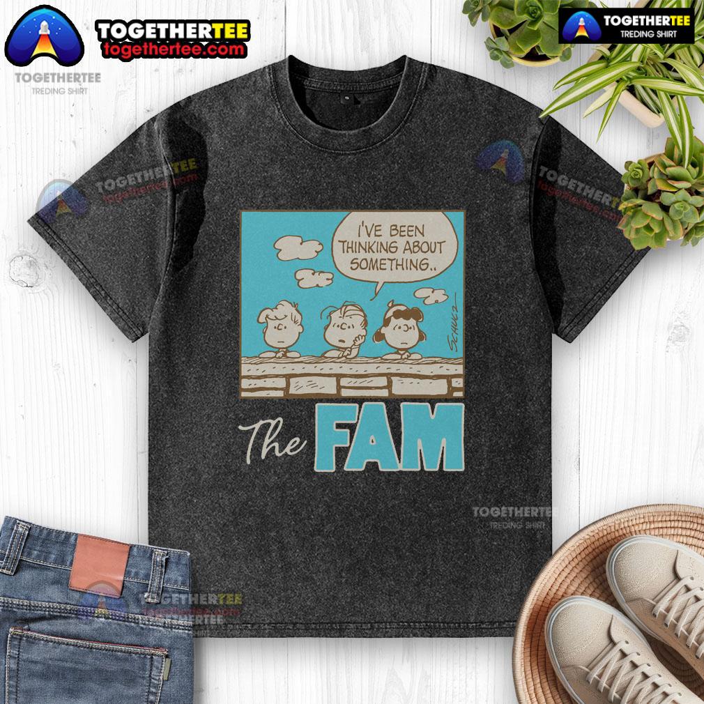 Awesome Peanuts The Fam I've Been Thinking About Something T-Shirt - Image 6
