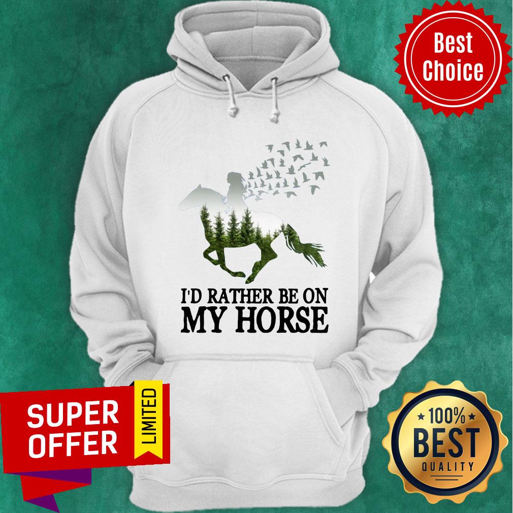Bird I'd Rather Be On My Horse Shirt - Image 4