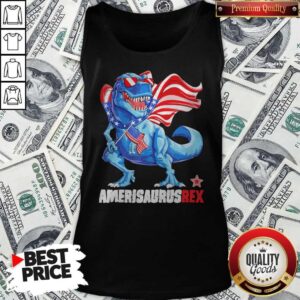 Alternative view of Nice The 4th Of July Ameri Saurus Rex Shirt