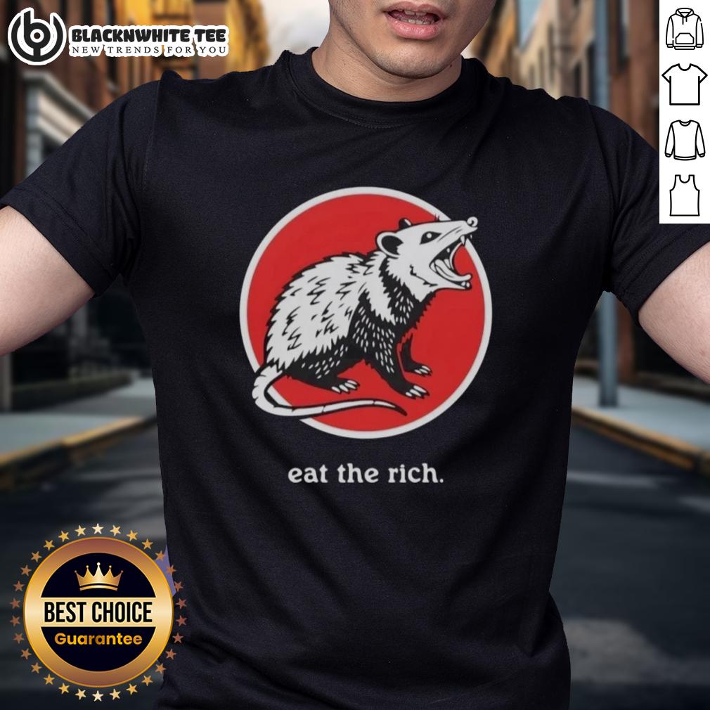 Top Opossum Eat The Rich Funny T-Shirt