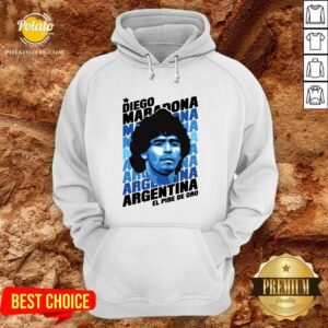Alternative view of Great Diego Maradona Argentina El Pibe De Oro Shirt
