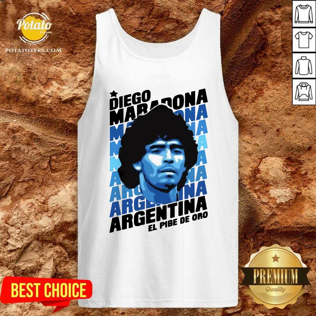 Great Diego Maradona Argentina El Pibe De Oro Shirt - Image 4