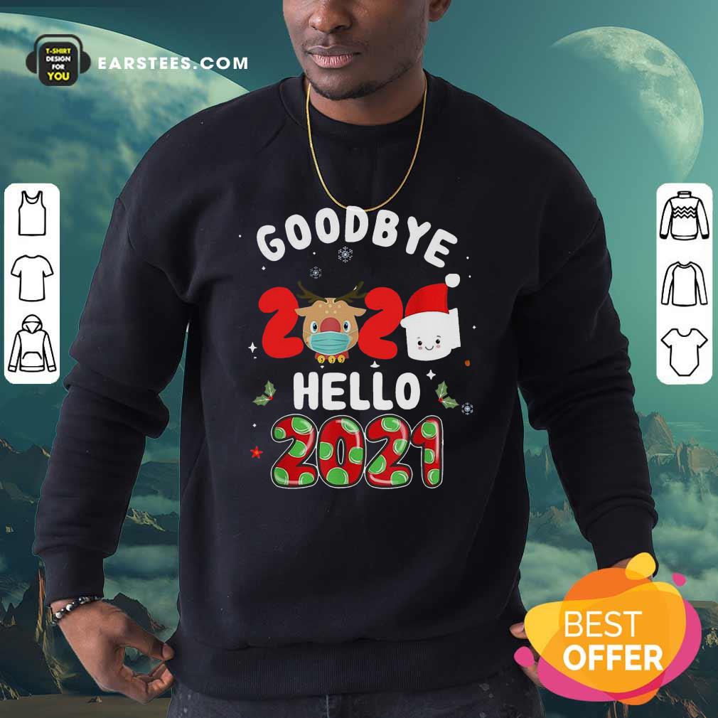 Nice Goodbye 2020 Toilet Paper Santa Hello 2021 Shirt - Image 5