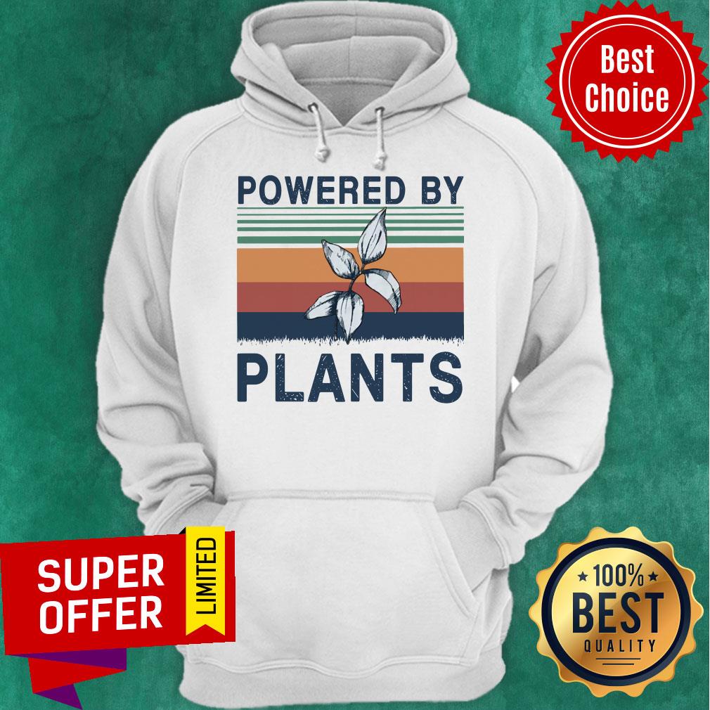 Awesome Premium Powered By Plants Vintage Shirt - Image 3