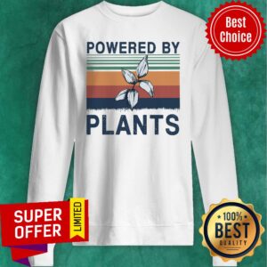 Alternative view of Awesome Premium Powered By Plants Vintage Shirt