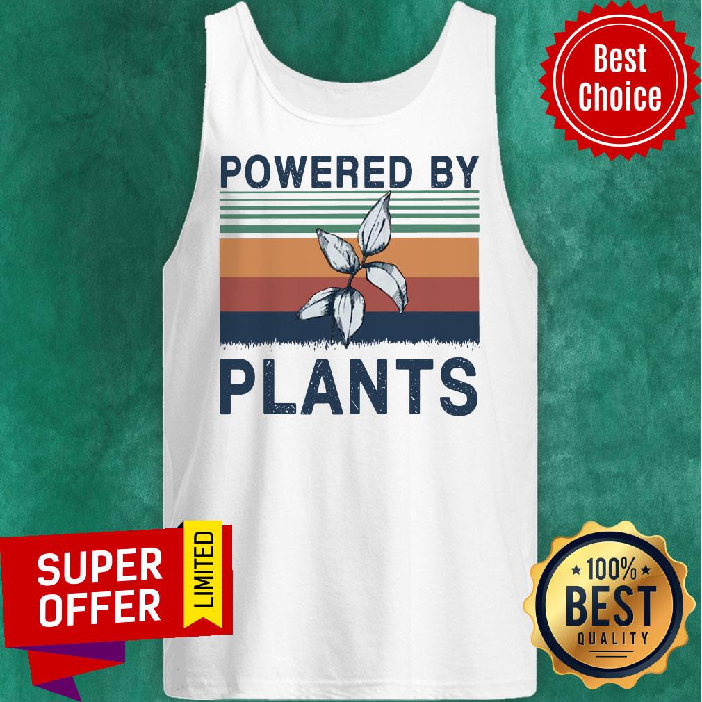 Awesome Premium Powered By Plants Vintage Shirt - Image 5