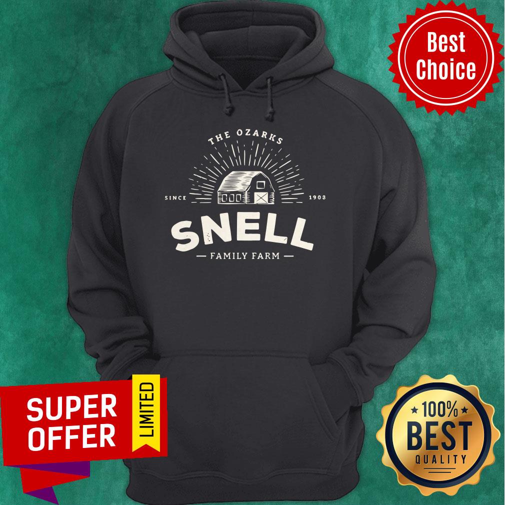 Funny Snell Family Farm Logo From Ozark Baseball Shirt - Image 3