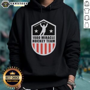 Alternative view of Awesome 1980 Miracle Hockey Team Vintage USA Hockey Team T-Shirt