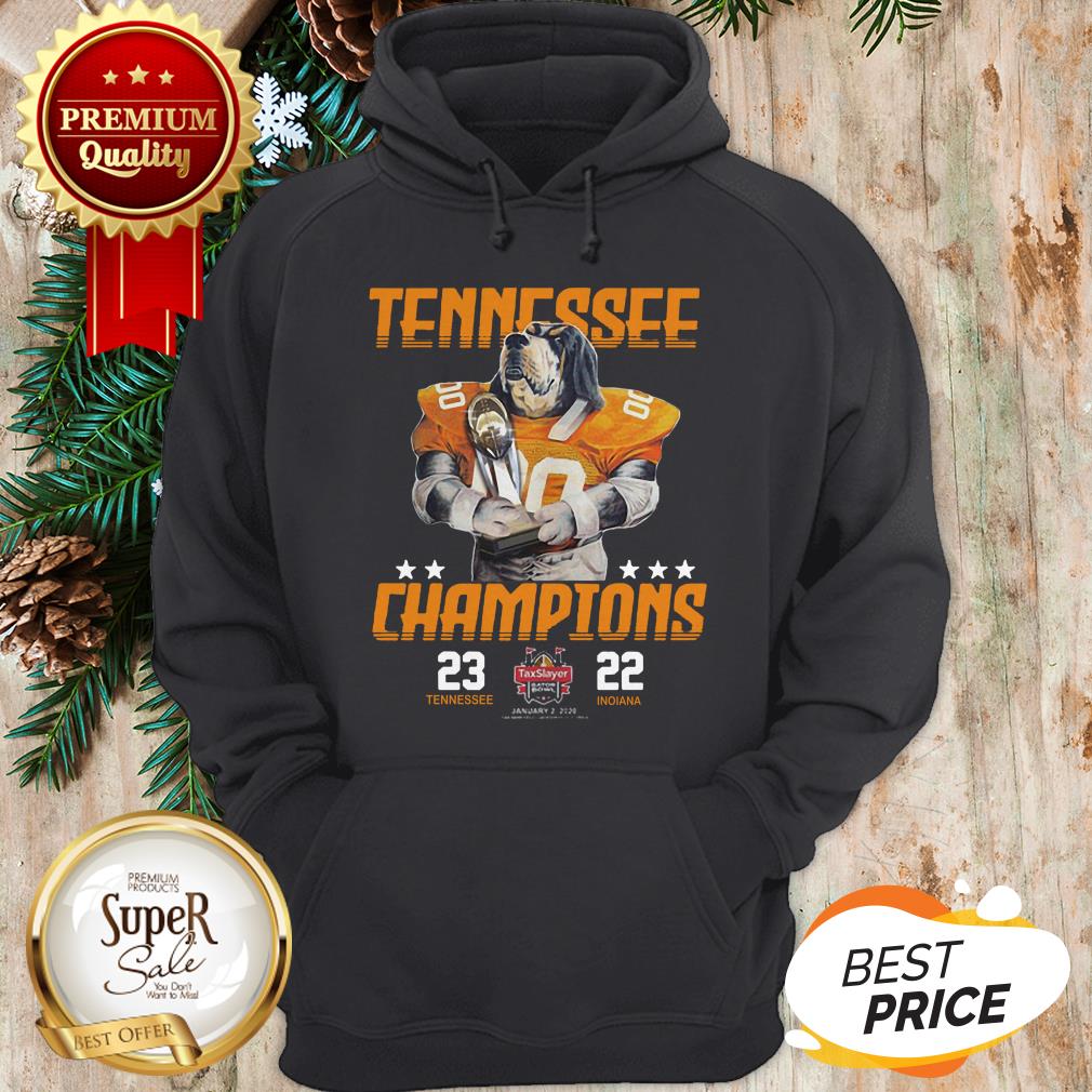 Tennessee Volunteers Champions TaxSlayer Gator Bowl Vs Indiana Shirt - Image 5