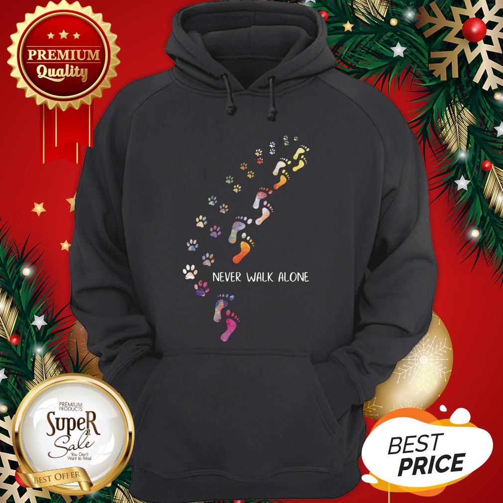 Official Footprint Colors You'll Never Walk Alone Shirt - Image 5
