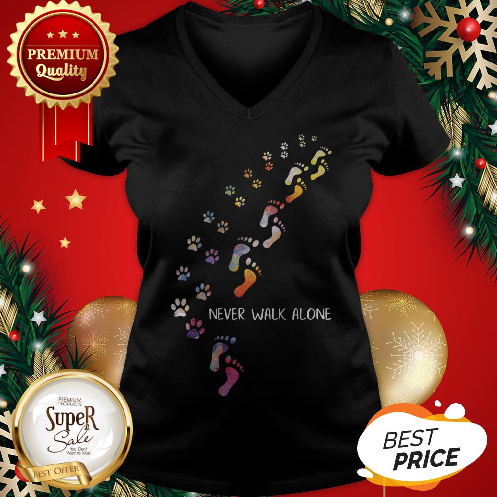 Official Footprint Colors You'll Never Walk Alone Shirt - Image 2