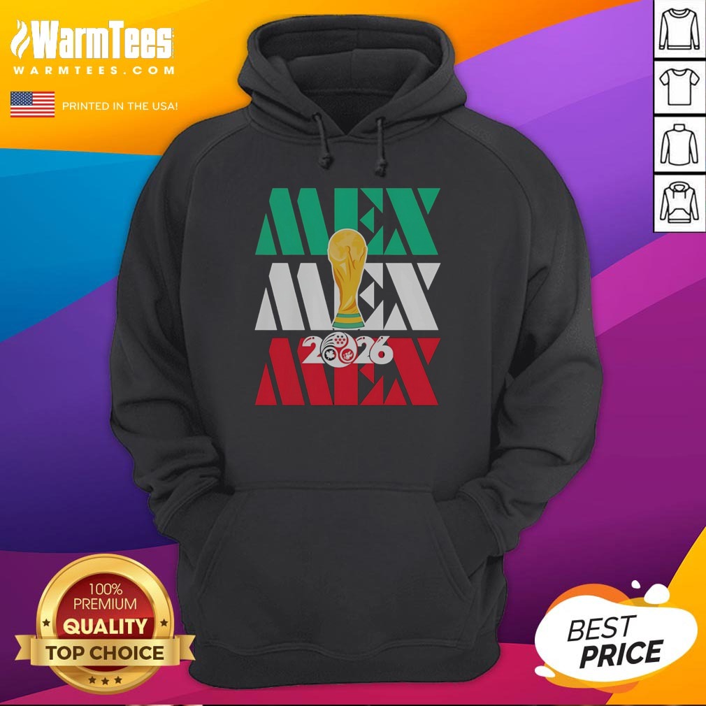 Hot Mexico 2026 World Cup FIFA Football Soccer Trophy Logoshirt - Image 2