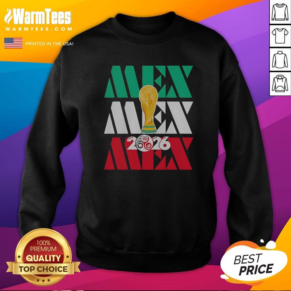 Hot Mexico 2026 World Cup FIFA Football Soccer Trophy Logoshirt - Image 4