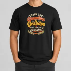 Premium Good Grandparents Day Family Love Vintage Grandchildren Shirt