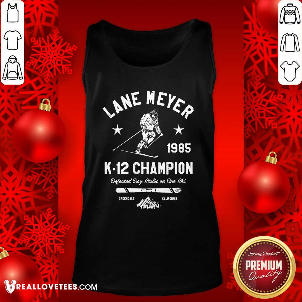 Official Lane Meyer 1985 K 12 Champion Shirt - Image 2
