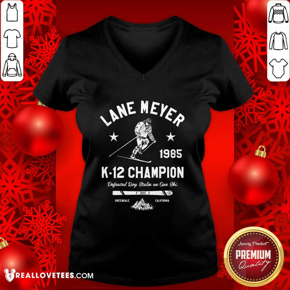 Official Lane Meyer 1985 K 12 Champion Shirt - Image 5