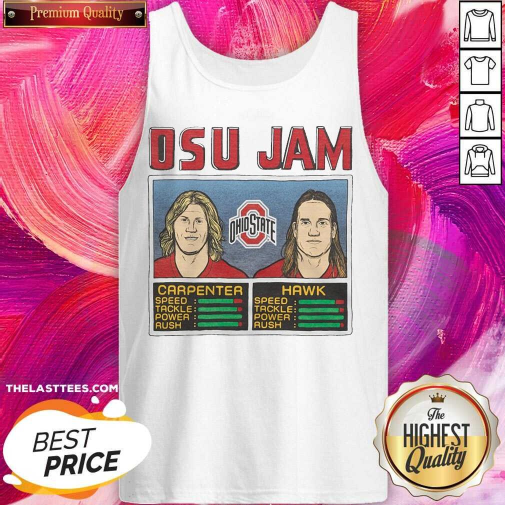 Official Osu Jam Ohio State Carpenter Hawk Shirt - Image 3