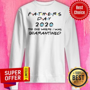 Alternative view of Fathers Day 2020 Mask The One Where I Was Quarantined Shirt
