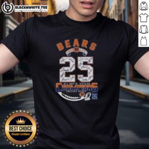 Good 2025 11-5 NFC North Division Champions Chicago Bears All Signatures T-Shirt