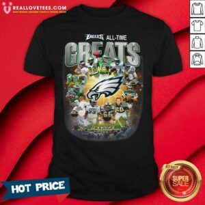 Funny Philadelphia Eagles All-time Greats Signatures Shirt