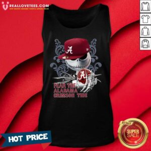 Alternative view of Good Jack Skellington Fear The Alabama Crimson Tide Shirt