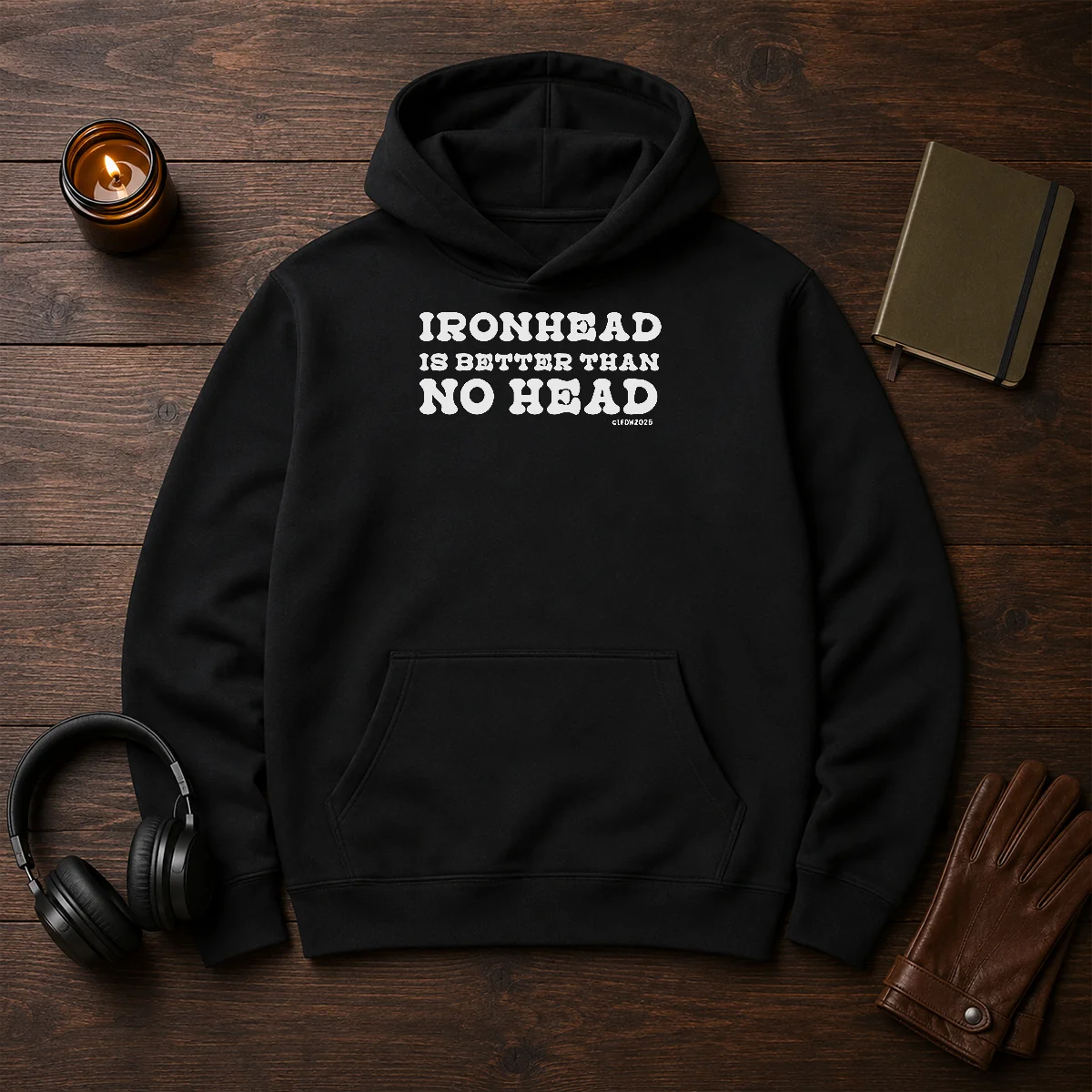 Hot Ironhead Is Better Than No Head Slogan Shirt - Image 5