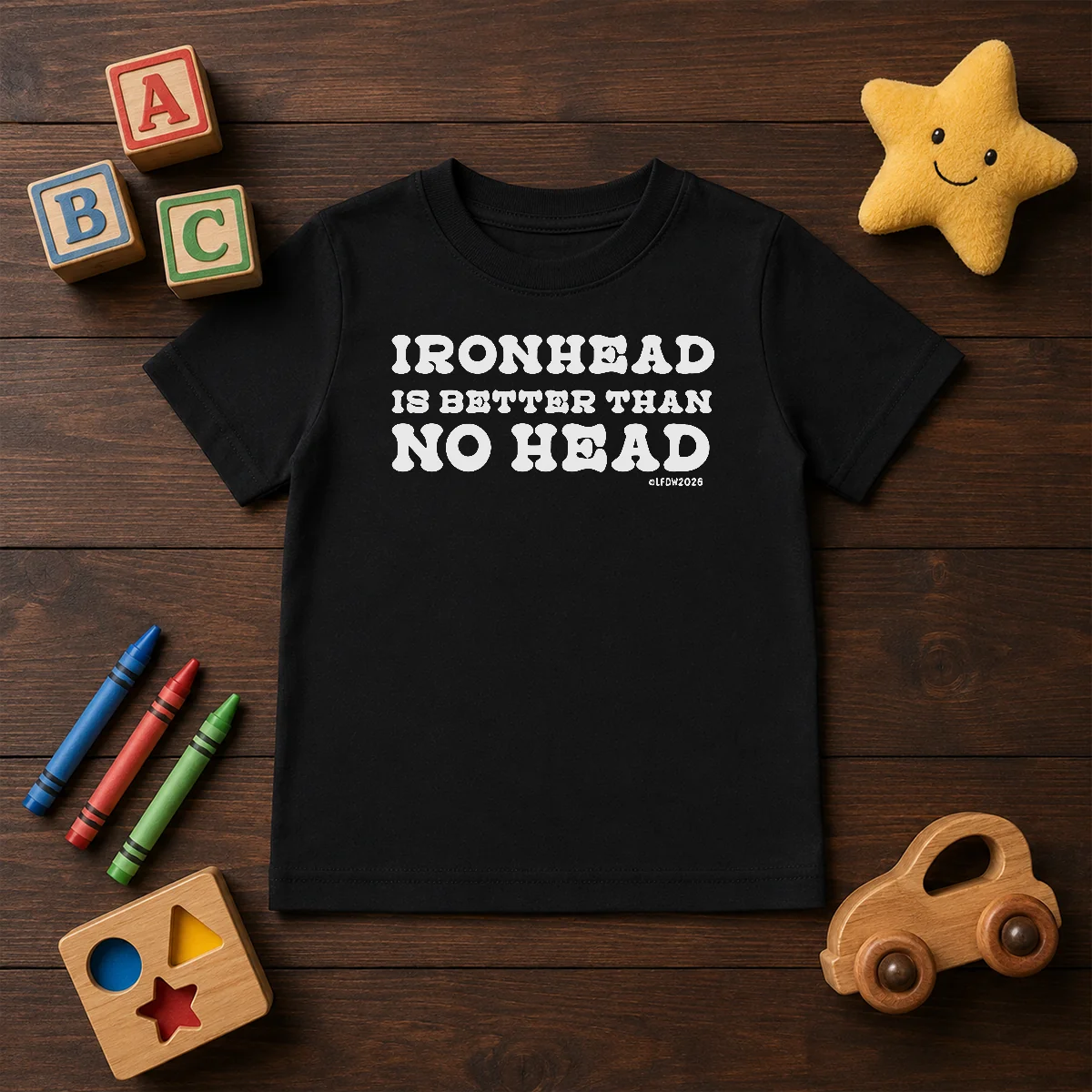 Hot Ironhead Is Better Than No Head Slogan Shirt - Image 9