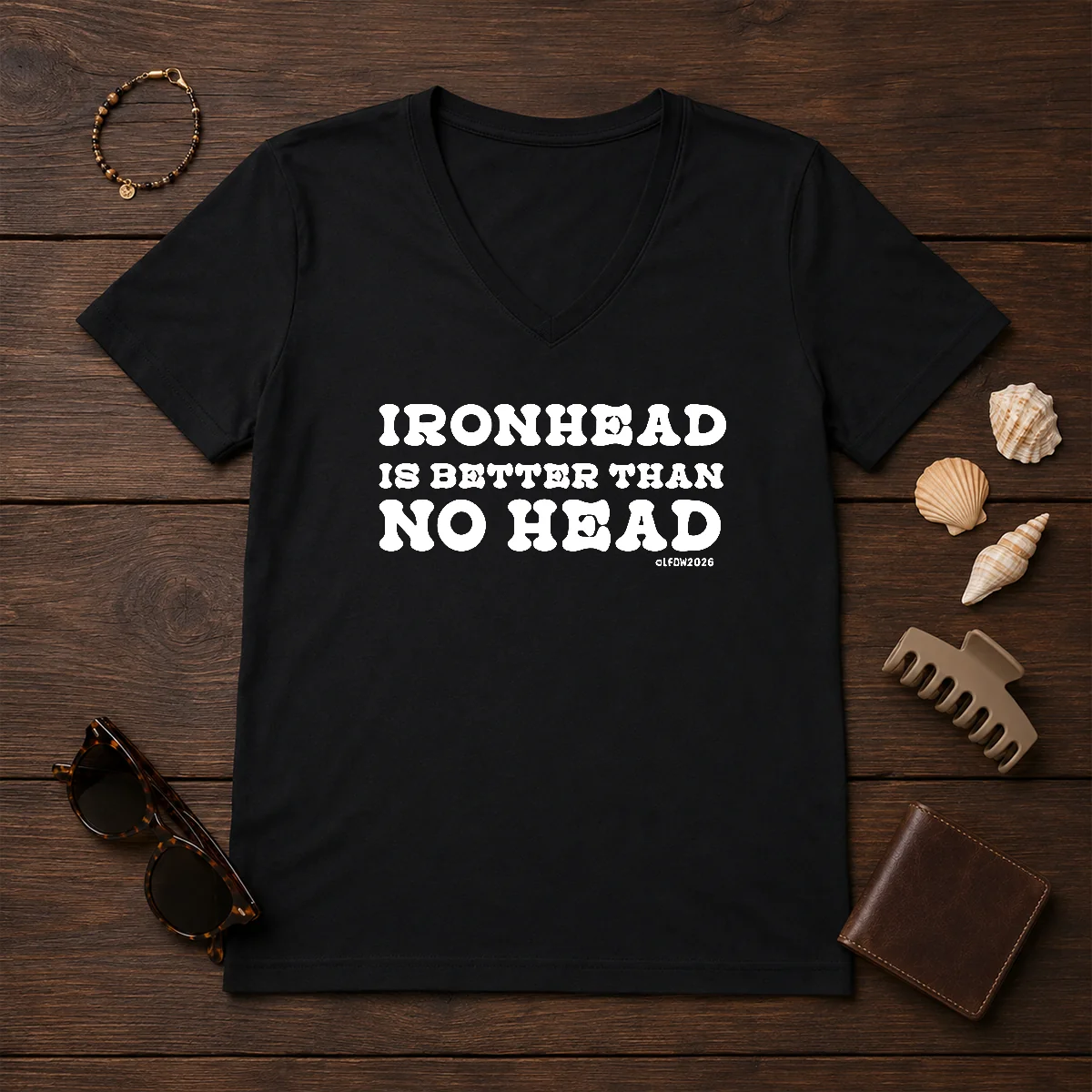 Hot Ironhead Is Better Than No Head Slogan Shirt - Image 2