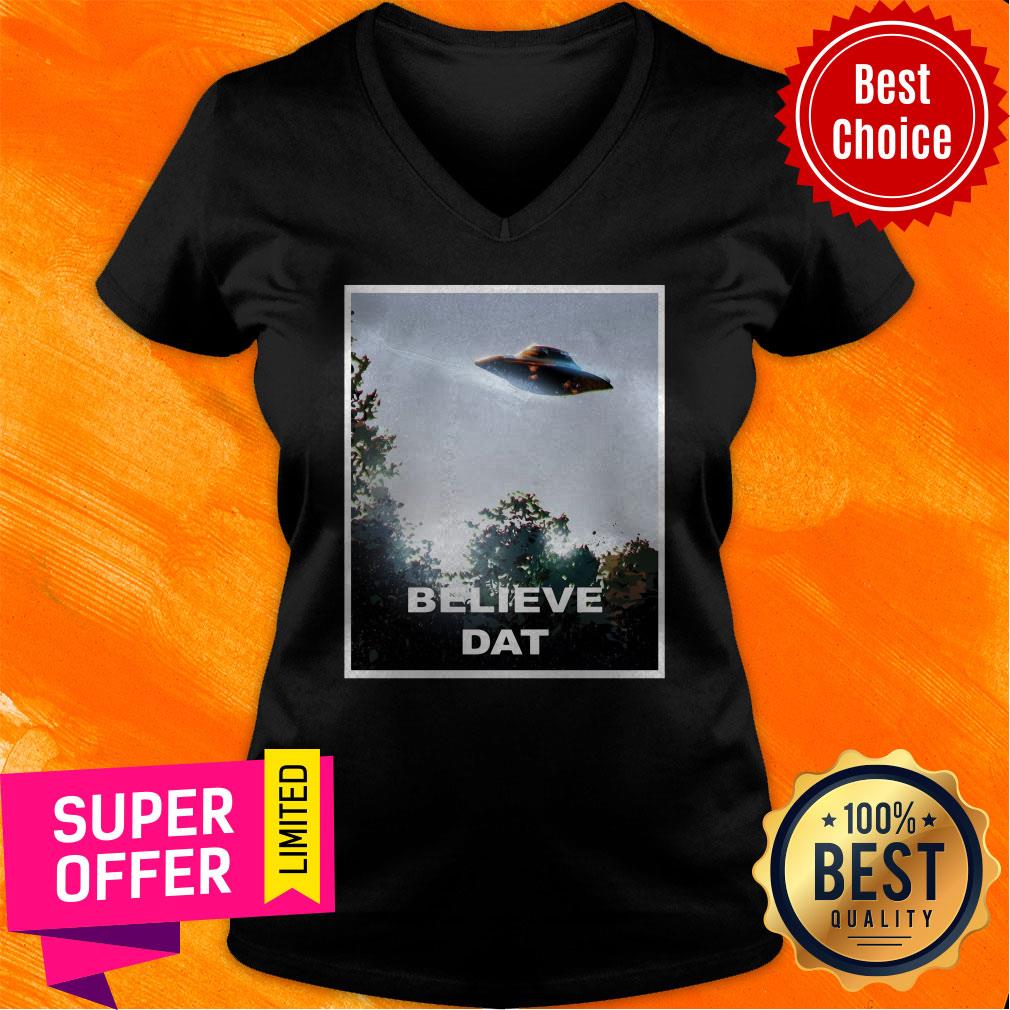 Premium UFO Believe Dat Alien 2020 Shirt - Image 4