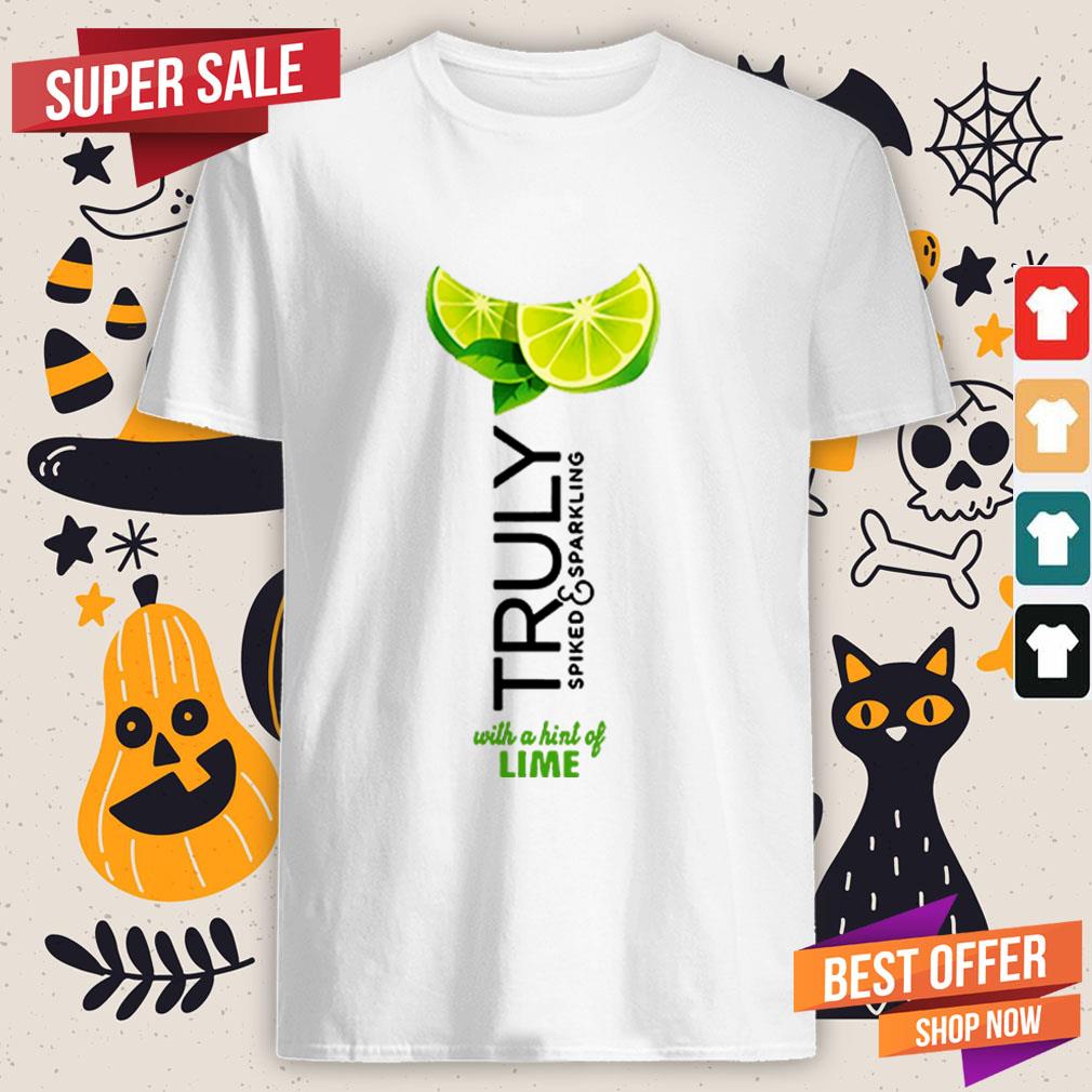 Truly Hard Seltzer Lime Halloween Costume Shirt