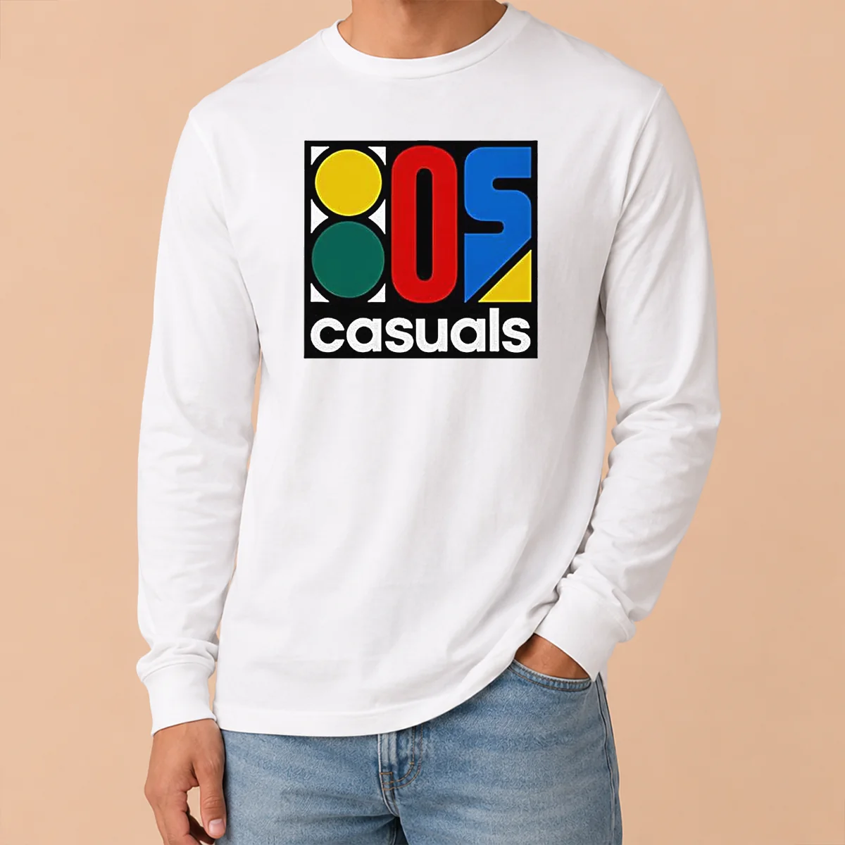 Hot Awesome 80s Casuals Lgo Shirt - Image 6