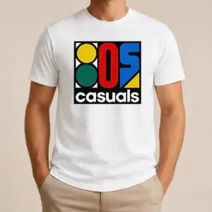 Hot Awesome 80s Casuals Lgo Shirt