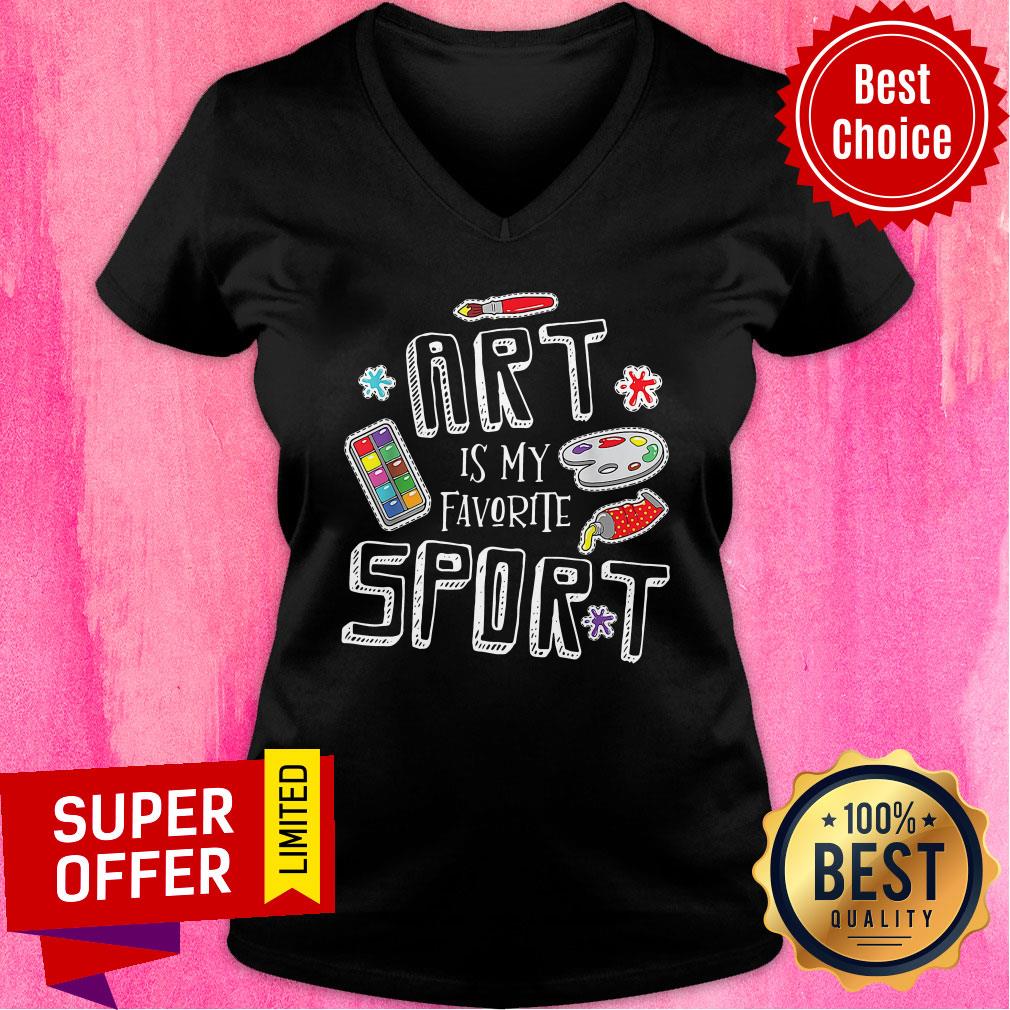 Premium Art Is My Favorite Sport Artist Drawing Painters Shirt - Image 3