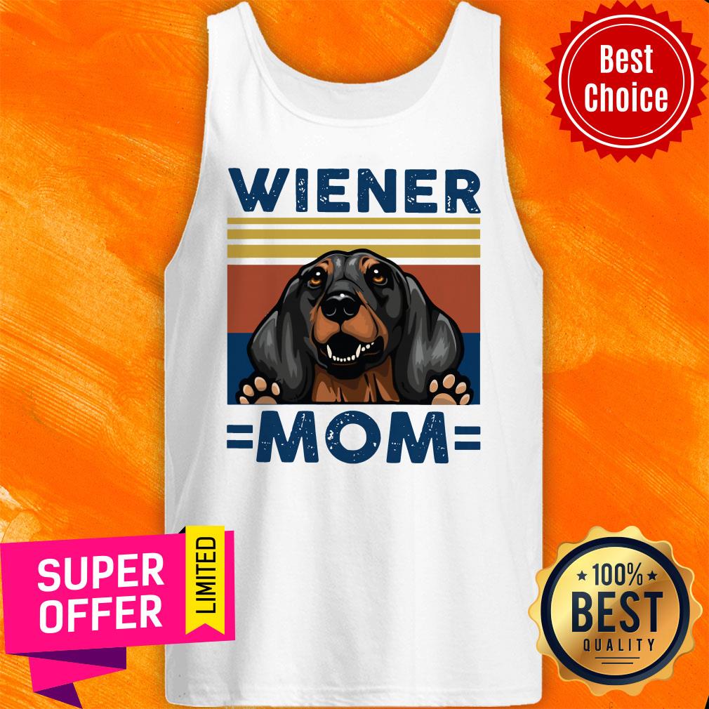 Top Dachshund Wiener Mom Vintage Shirt - Image 5