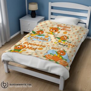 Alternative view of Hot Cute Perfect Disney Cartoon Orange Bird Cute Blanket Fleece Customized Blanket