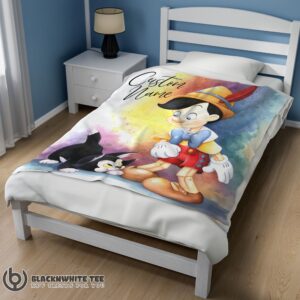 Alternative view of Hot Top Disney Cartoon Pinocchio Blanket Fleece Customized Blanket